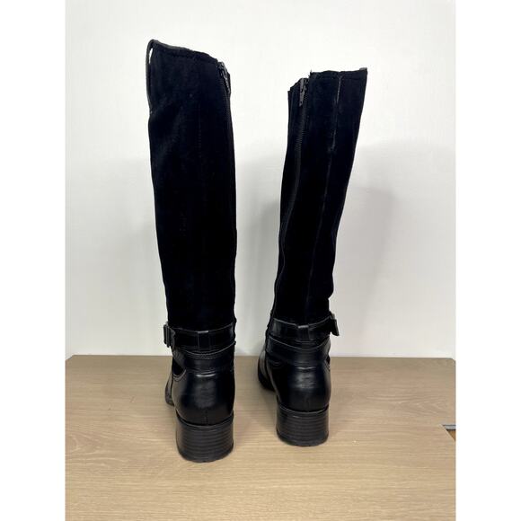 BOC Women's Tall Black RIDING BOOTS Side Zip WOMENS 7 - Picture 6 of 8